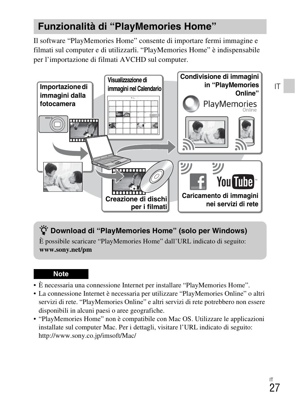 Funzionalità di “playmemories home | Sony DSC-TX30 User Manual | Page 101 / 643