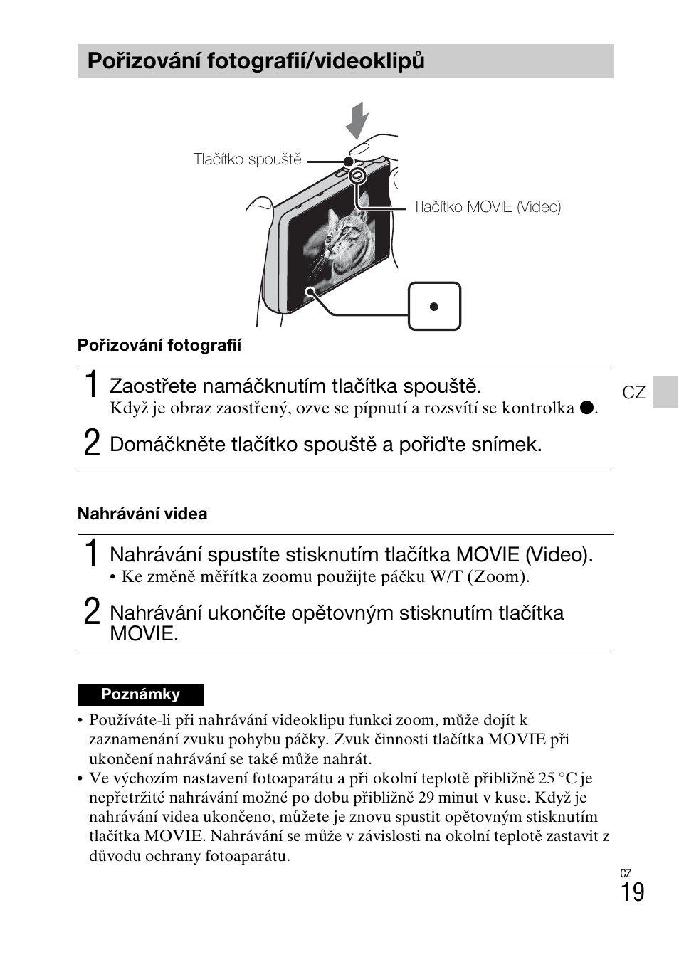 Pořizování fotografií/videoklipů | Sony DSC-TX30 User Manual | Page 305 / 643