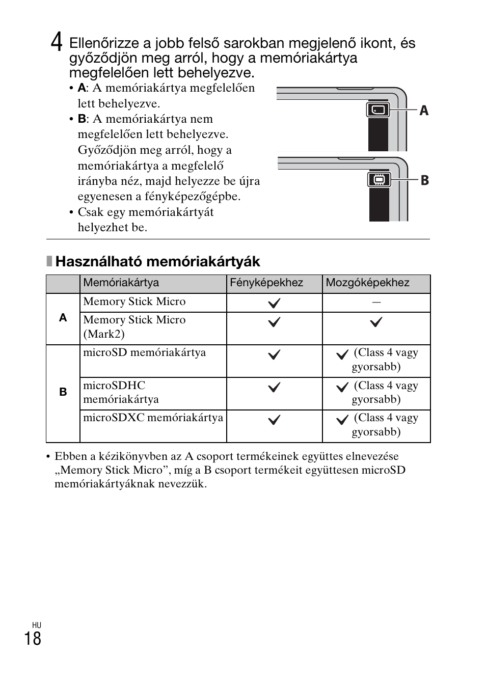 Xhasználható memóriakártyák | Sony DSC-TX30 User Manual | Page 338 / 643