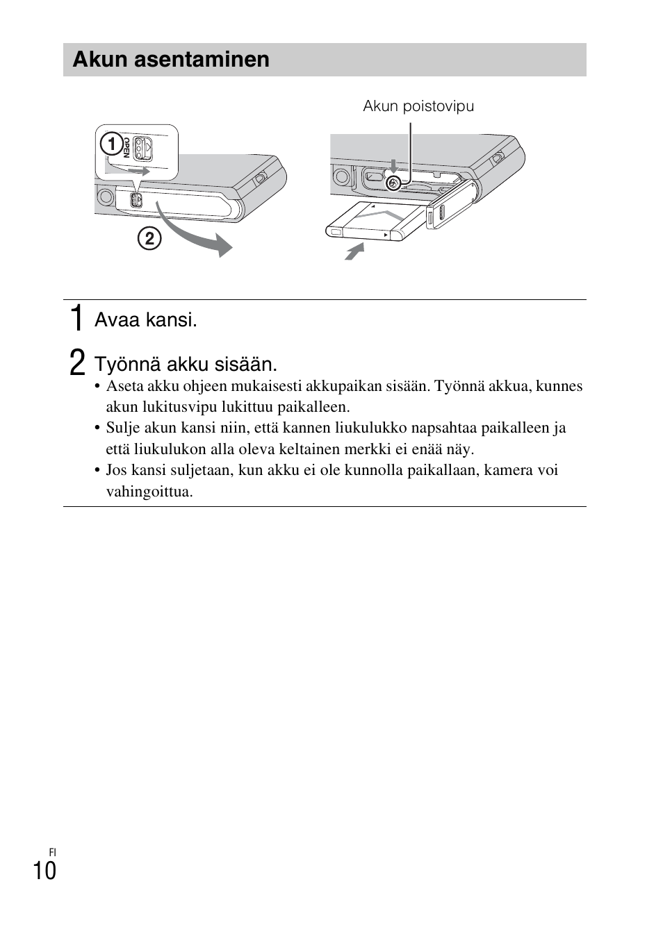 Akun asentaminen | Sony DSC-TX30 User Manual | Page 438 / 643