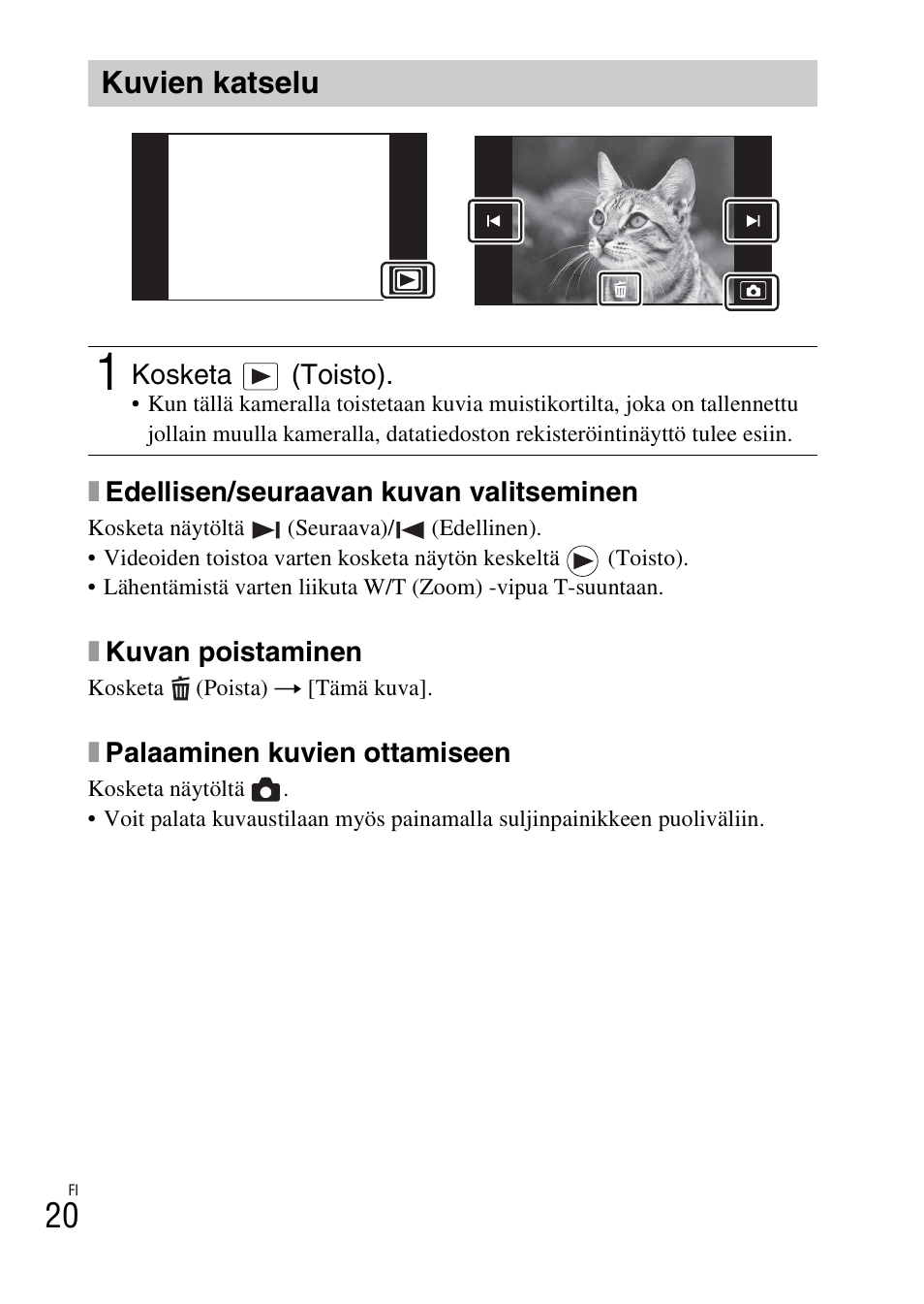 Kuvien katselu | Sony DSC-TX30 User Manual | Page 448 / 643