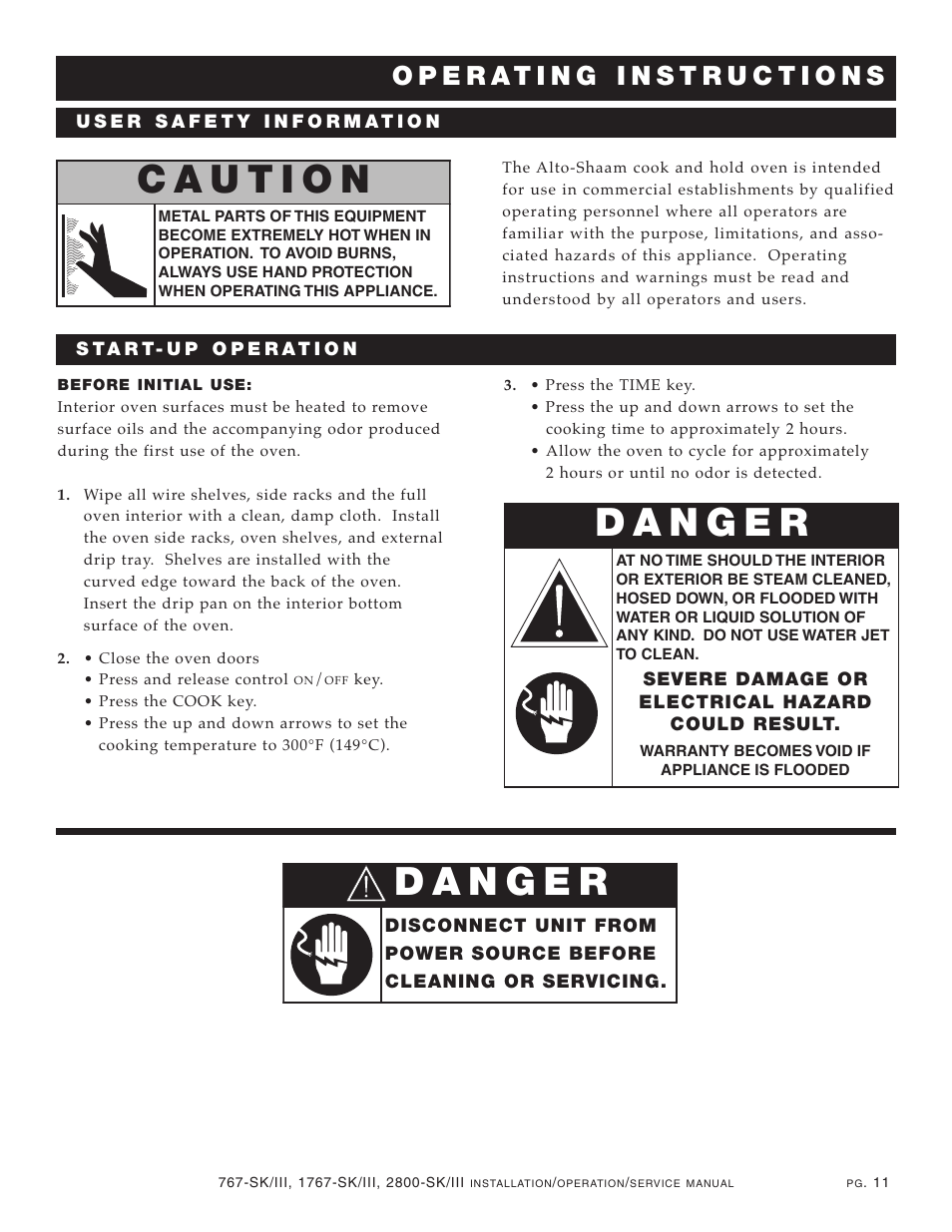 Alto-Shaam 1767-SK/III User Manual | Page 12 / 39