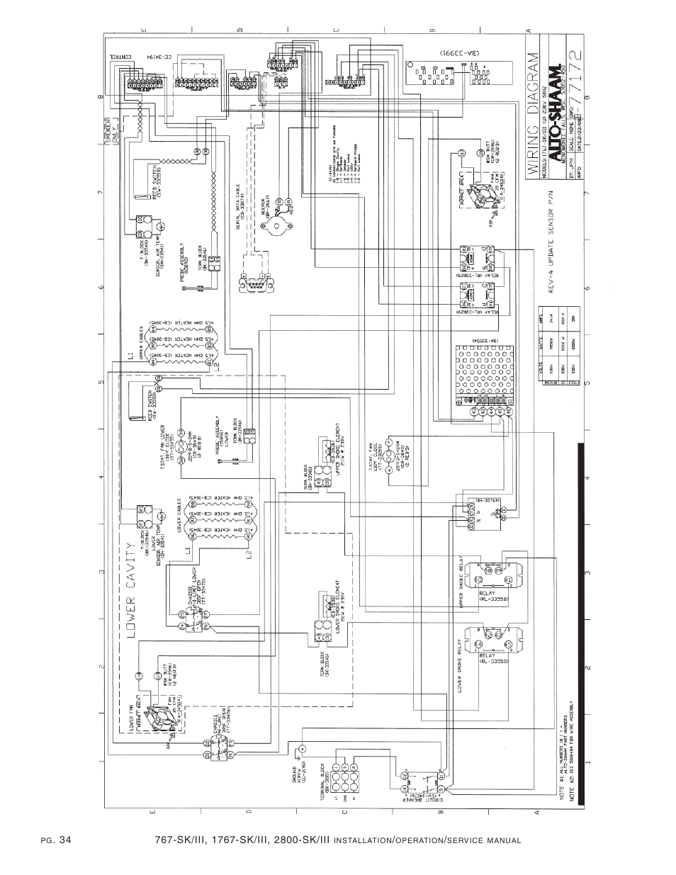 Alto-Shaam 1767-SK/III User Manual | Page 35 / 39