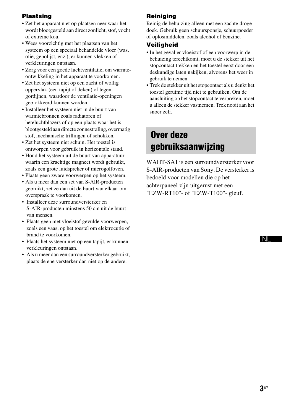 Over deze gebruiksaanwijzing | Sony WAHT-SA1 User Manual | Page 45 / 60