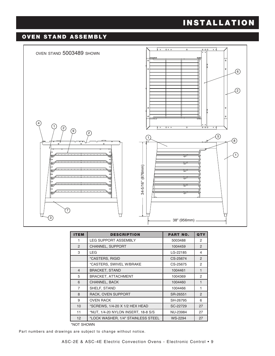 Alto-Shaam PLATINUM SERIES ASC-2E User Manual | Page 11 / 30