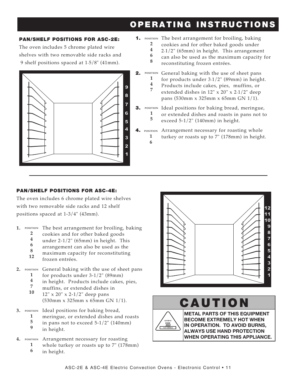 Alto-Shaam PLATINUM SERIES ASC-2E User Manual | Page 13 / 30