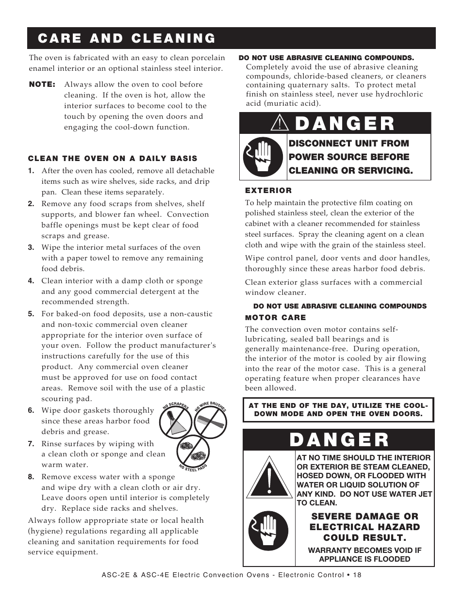 Alto-Shaam PLATINUM SERIES ASC-2E User Manual | Page 20 / 30