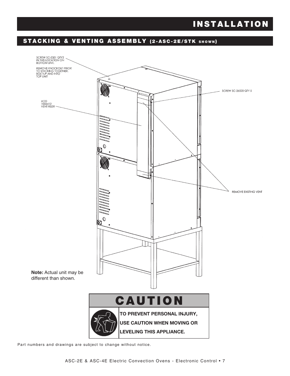 Alto-Shaam PLATINUM SERIES ASC-2E User Manual | Page 9 / 30