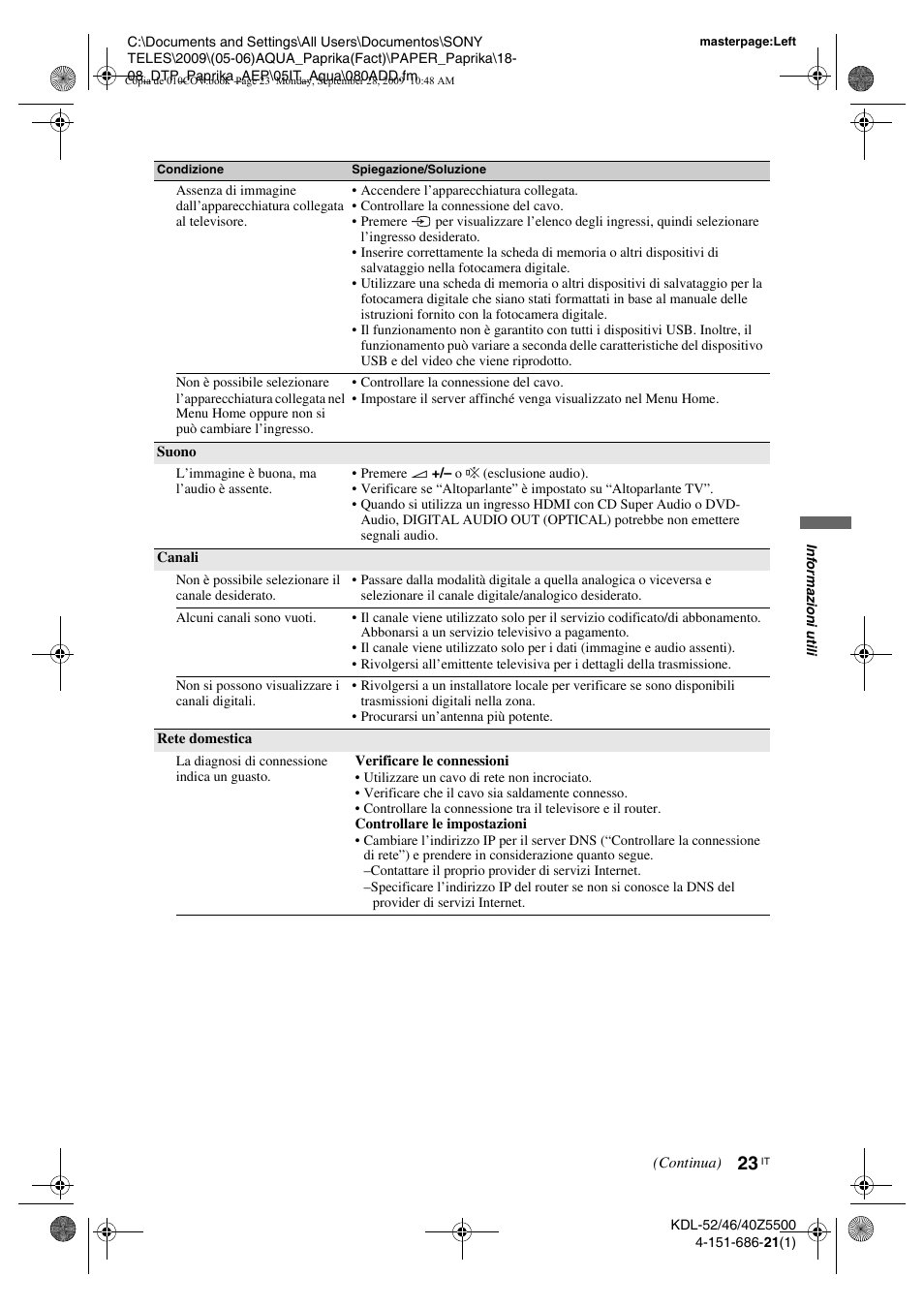Sony KDL-52Z5800 User Manual | Page 122 / 175