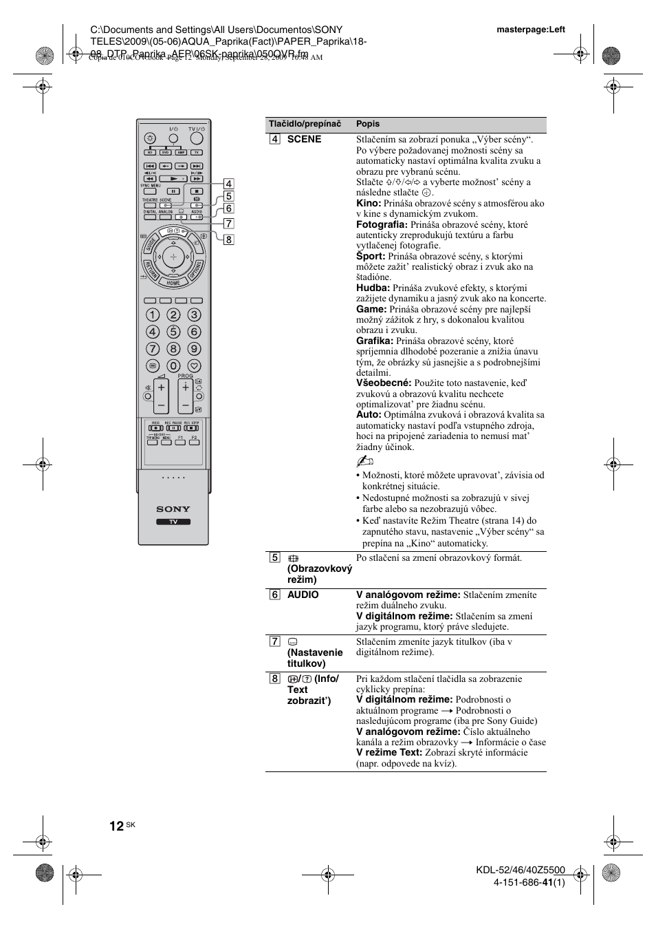 Sony KDL-52Z5800 User Manual | Page 136 / 175