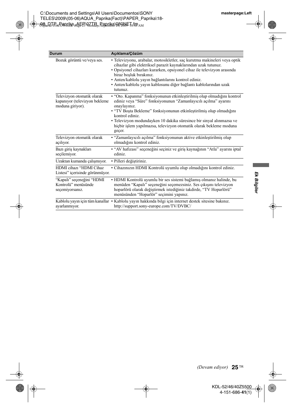 Sony KDL-52Z5800 User Manual | Page 174 / 175
