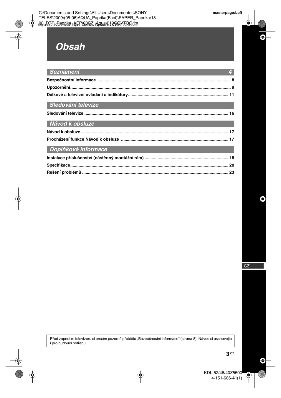 Sony KDL-52Z5800 User Manual | Page 52 / 175