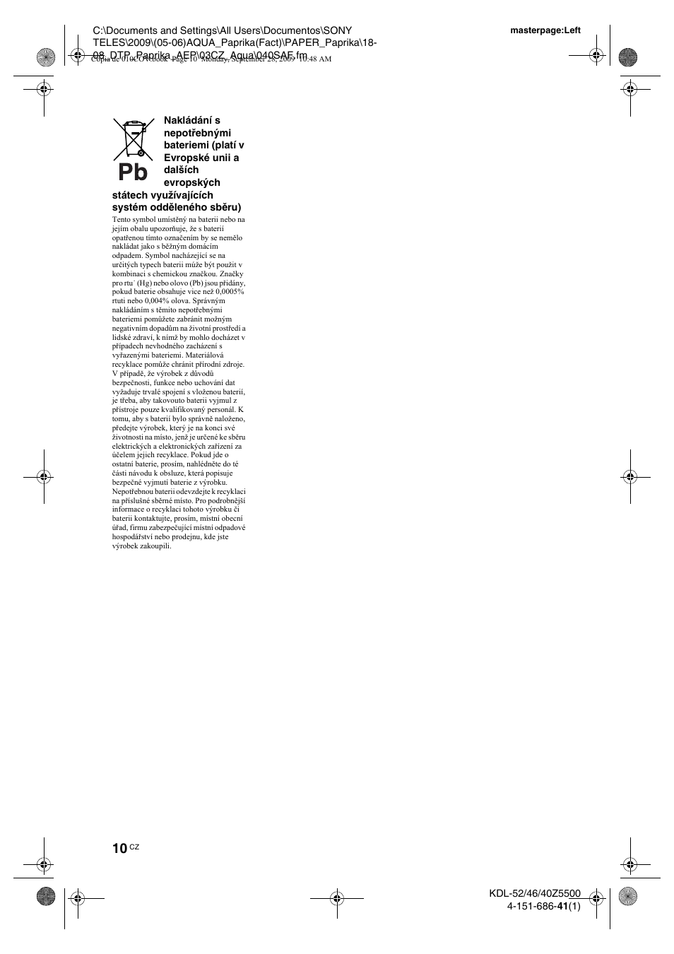 Sony KDL-52Z5800 User Manual | Page 59 / 175