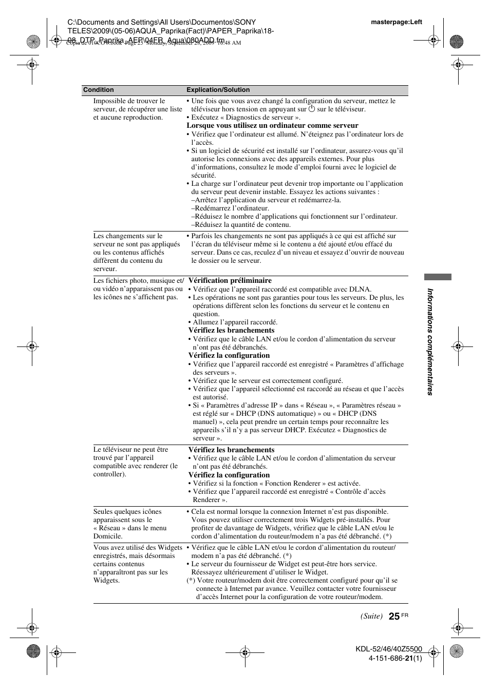 Sony KDL-52Z5800 User Manual | Page 99 / 175