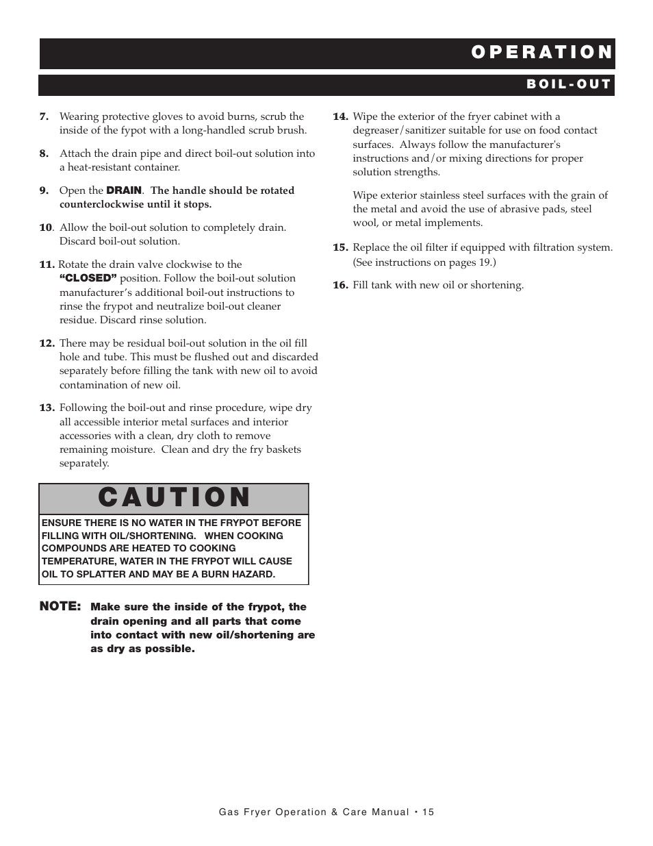 Alto-Shaam AS F-60G User Manual | Page 16 / 48