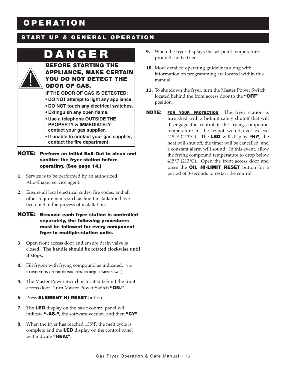 Alto-Shaam AS F-60G User Manual | Page 17 / 48