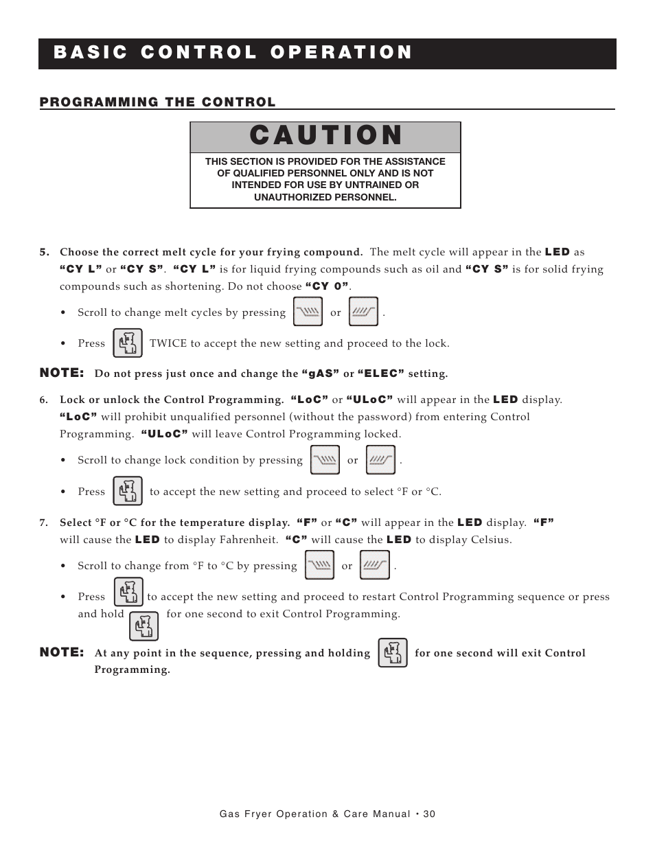 Alto-Shaam AS F-60G User Manual | Page 31 / 48