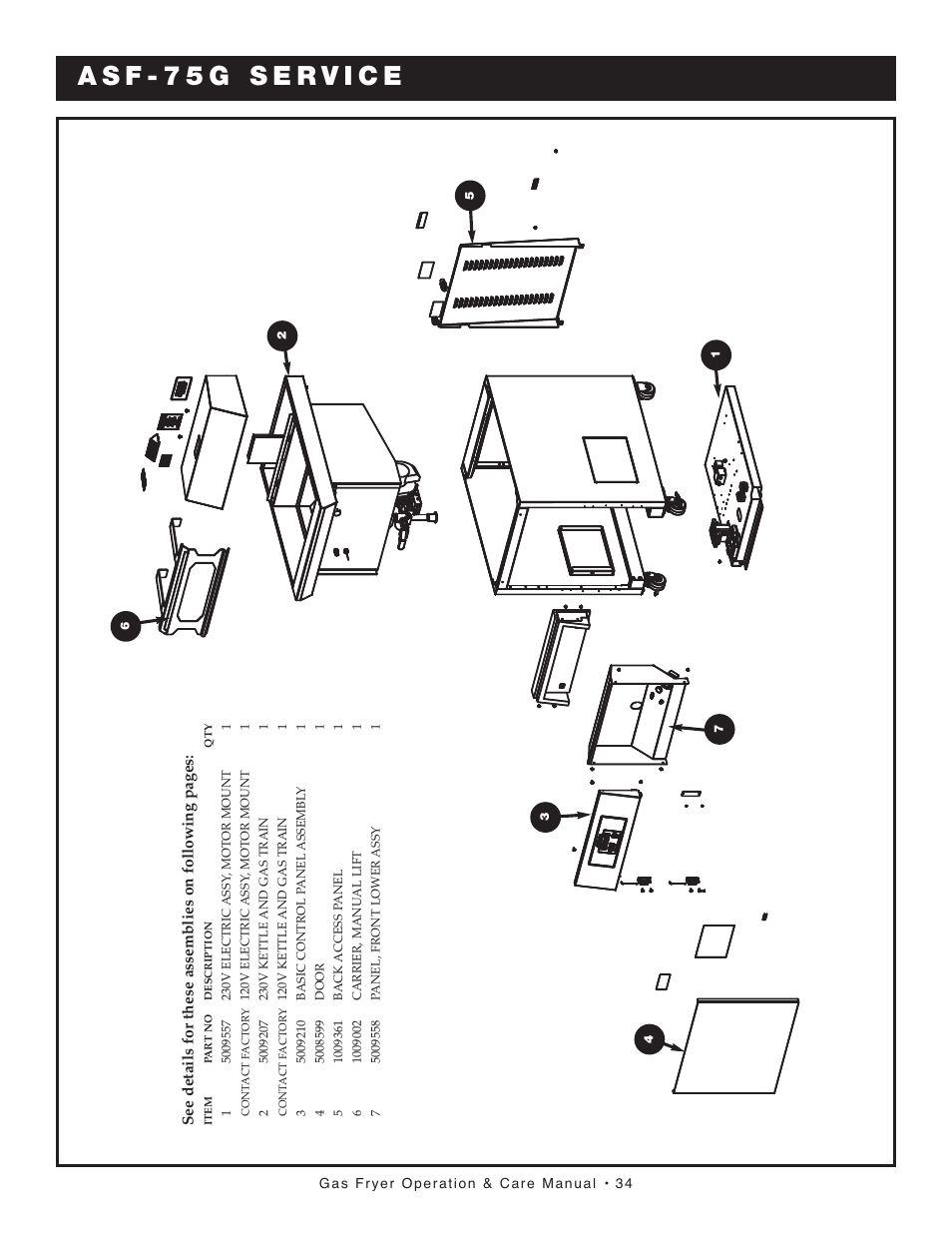 Gas fryer operation & care manual • 34 | Alto-Shaam AS F-60G User Manual | Page 35 / 48