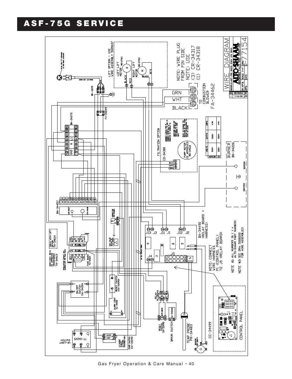 Alto-Shaam AS F-60G User Manual | Page 41 / 48