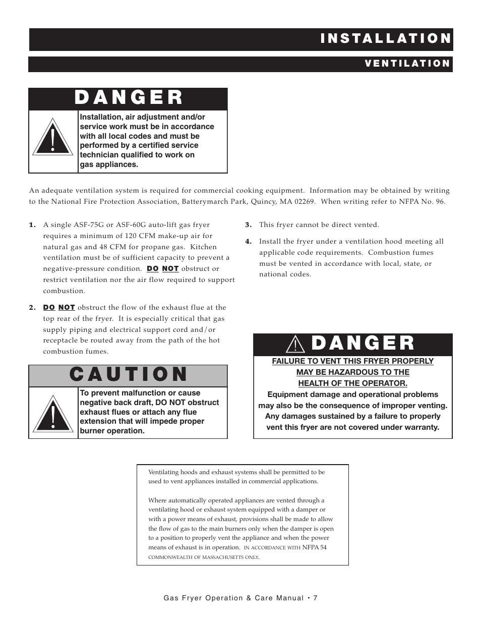 Alto-Shaam AS F-60G User Manual | Page 8 / 48