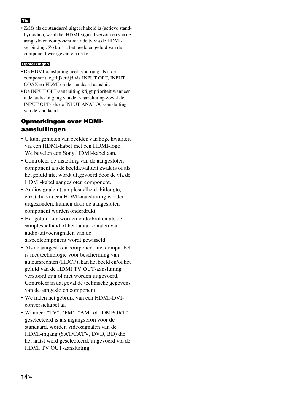 Sony RHT-G1550 User Manual | Page 14 / 196