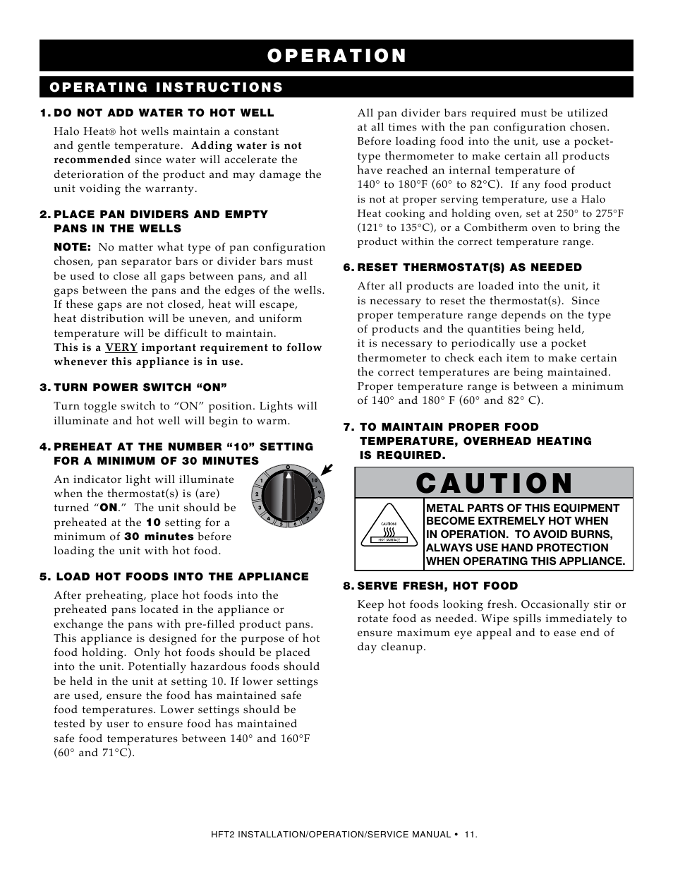 Alto-Shaam ECOSMART HFT2SYS-400 User Manual | Page 13 / 26