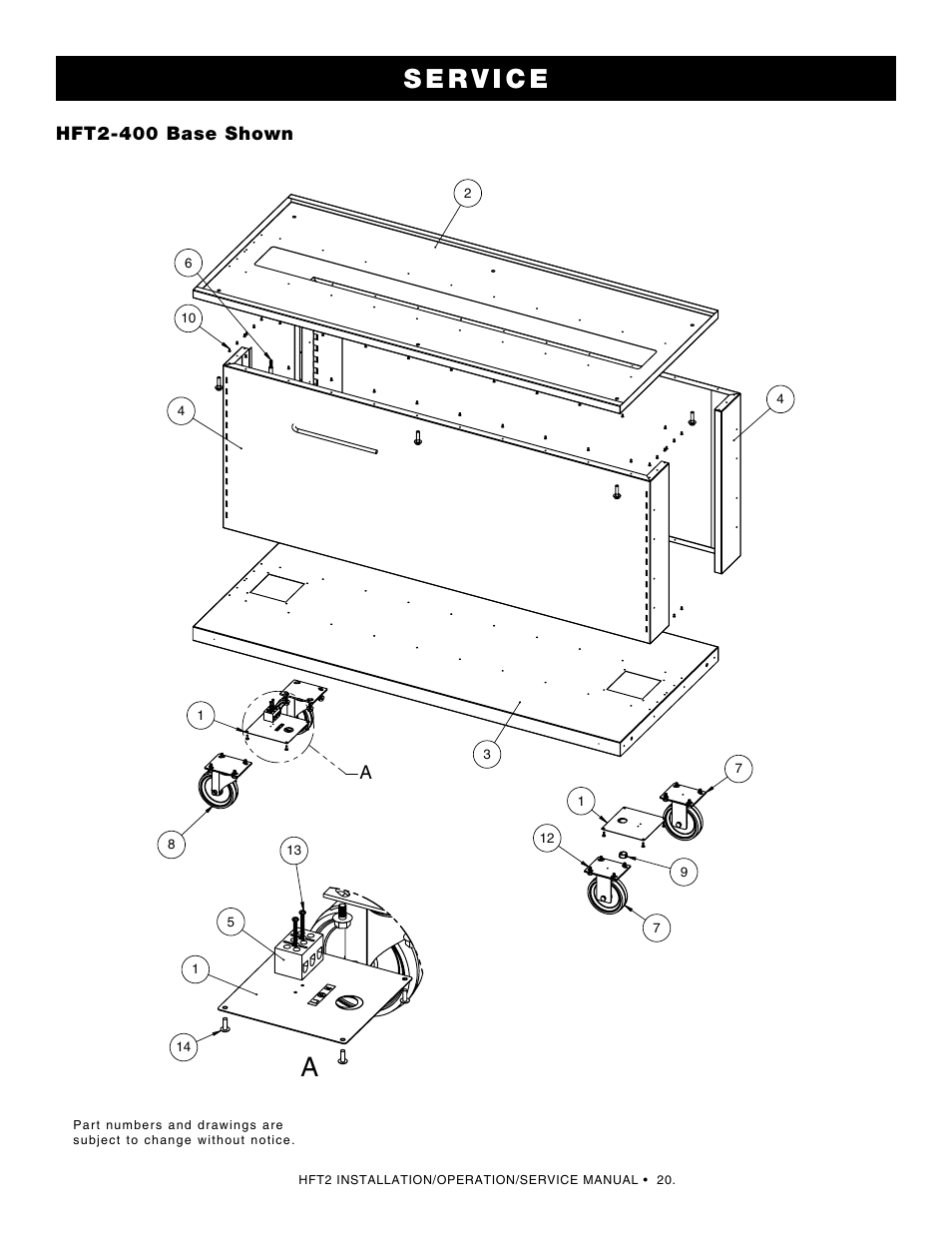 Hft2-400 base shown | Alto-Shaam ECOSMART HFT2SYS-400 User Manual | Page 22 / 26