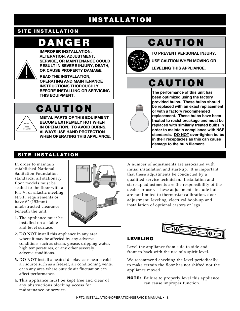 Alto-Shaam ECOSMART HFT2SYS-400 User Manual | Page 5 / 26