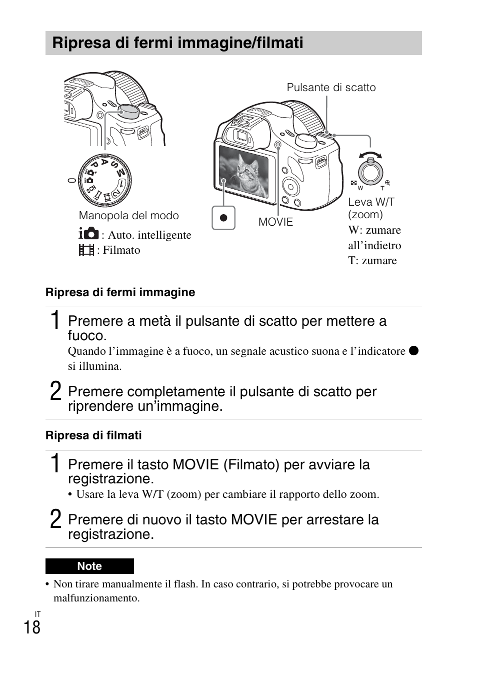 Ripresa di fermi immagine/filmati | Sony DSC-HX400V User Manual | Page 94 / 539