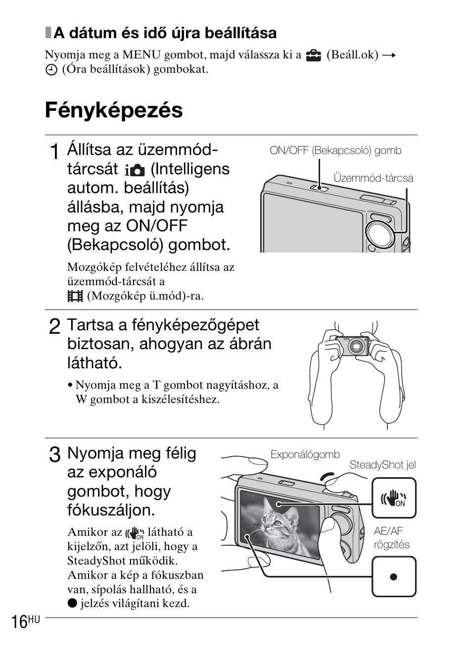 Fényképezés, Fényképezés 1 | Sony DSC-WX1 User Manual | Page 236 / 483