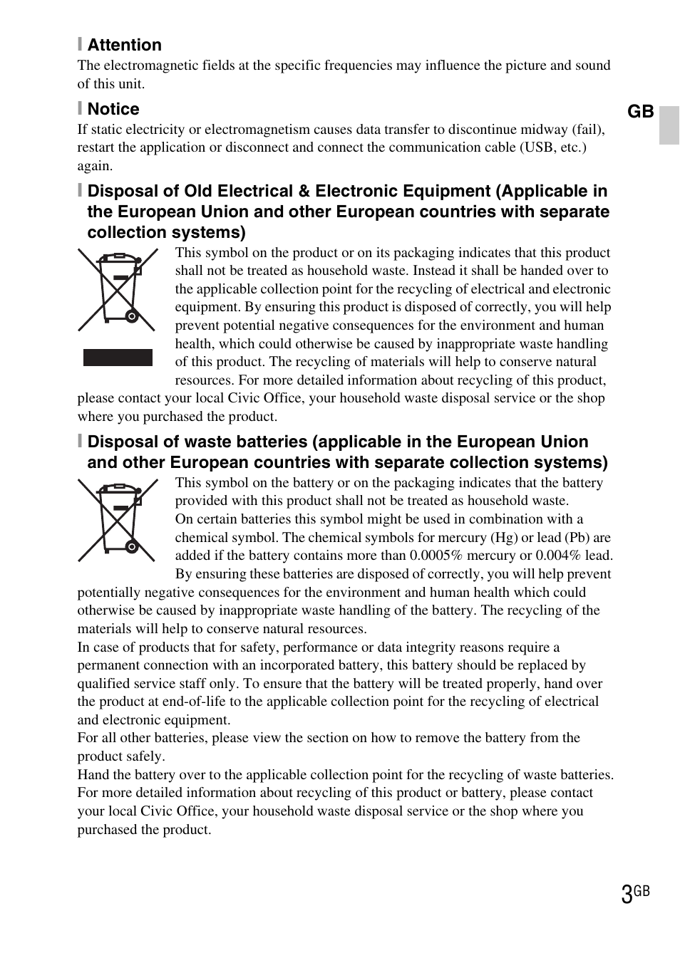 Sony DSC-WX1 User Manual | Page 3 / 483