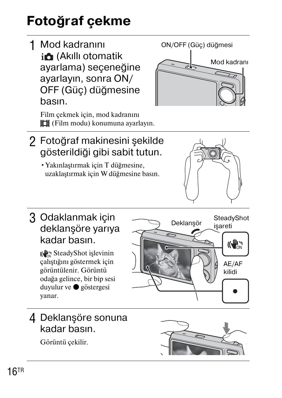 Fotoğraf çekme, Fotoğraf çekme 1 | Sony DSC-WX1 User Manual | Page 436 / 483