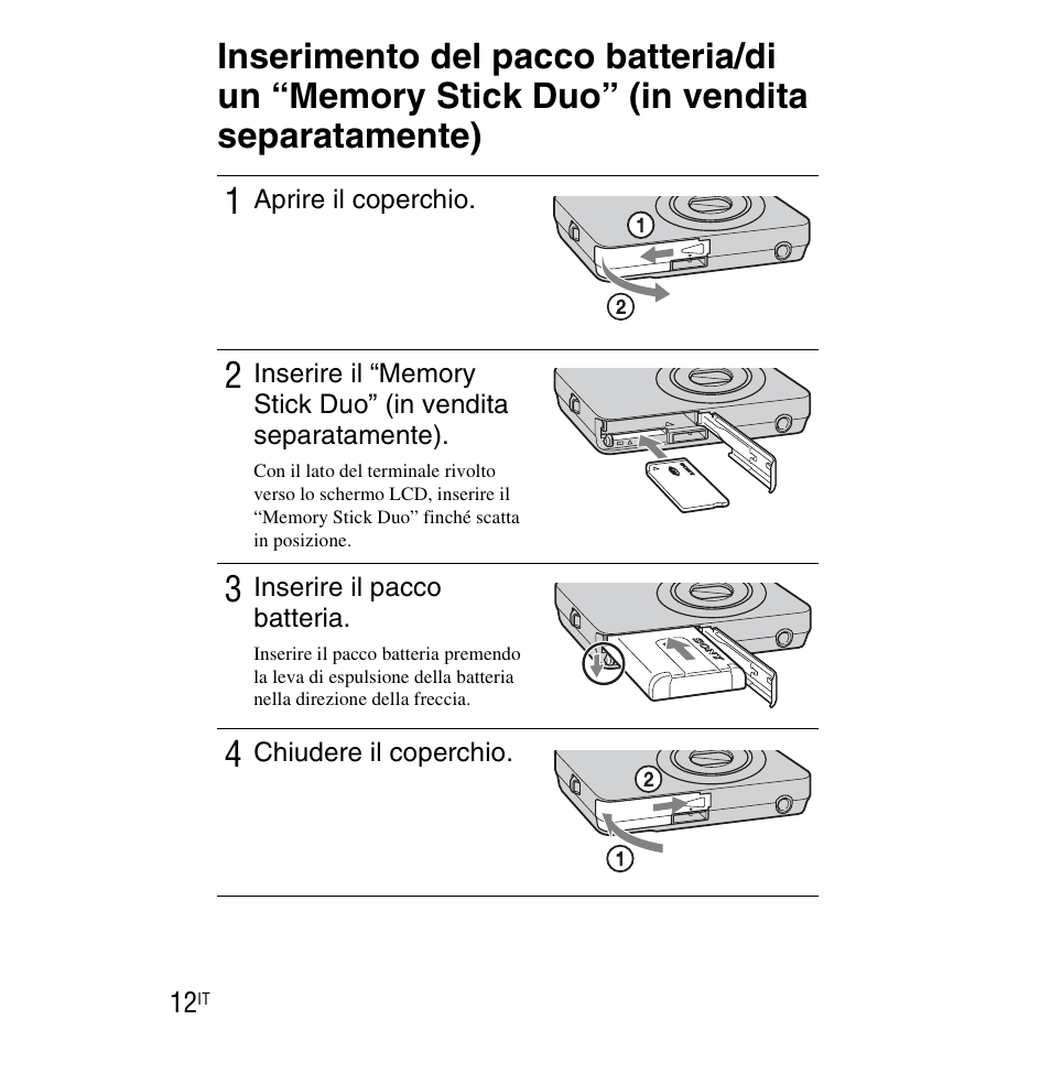 In vendita separatamente) | Sony DSC-WX1 User Manual | Page 60 / 483