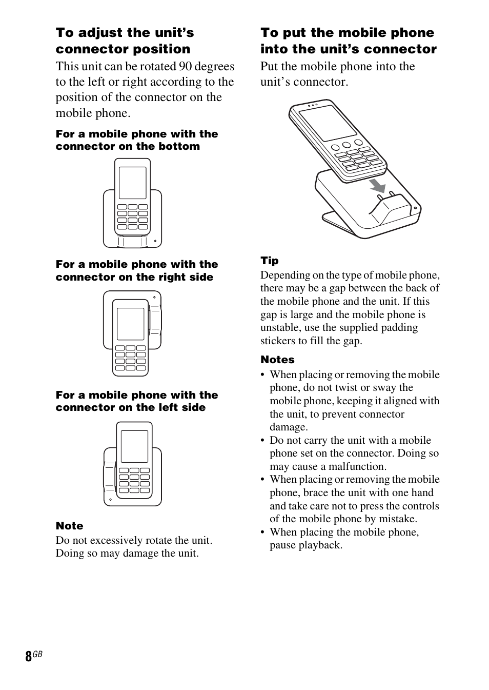 Sony TDM-MP10 User Manual | Page 8 / 128