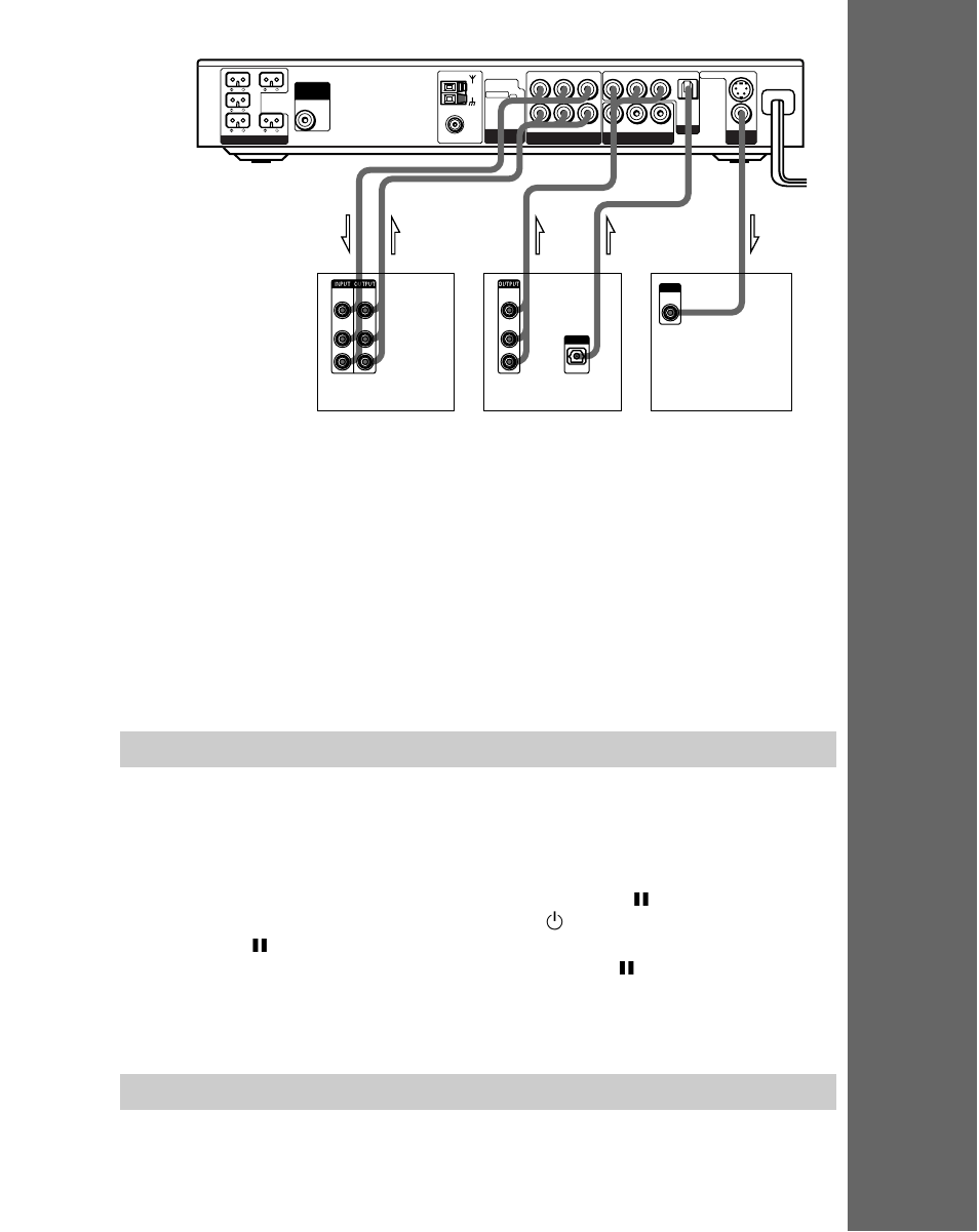 Vorbereitung en, Anschließen der netzkabel | Sony DAV-S888 User Manual | Page 23 / 516