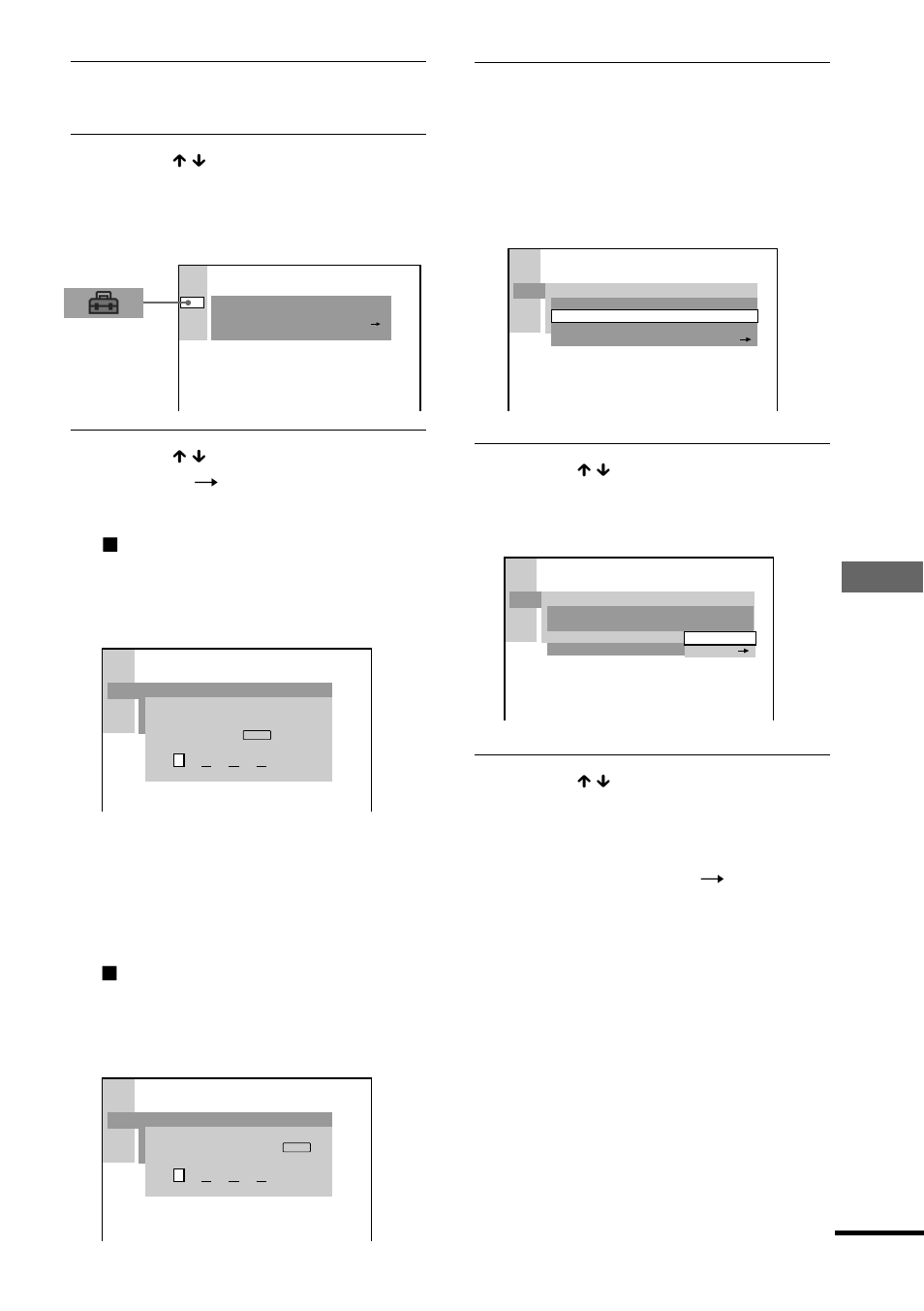 An vända olika e xtrafunktioner | Sony DAV-S888 User Manual | Page 315 / 516