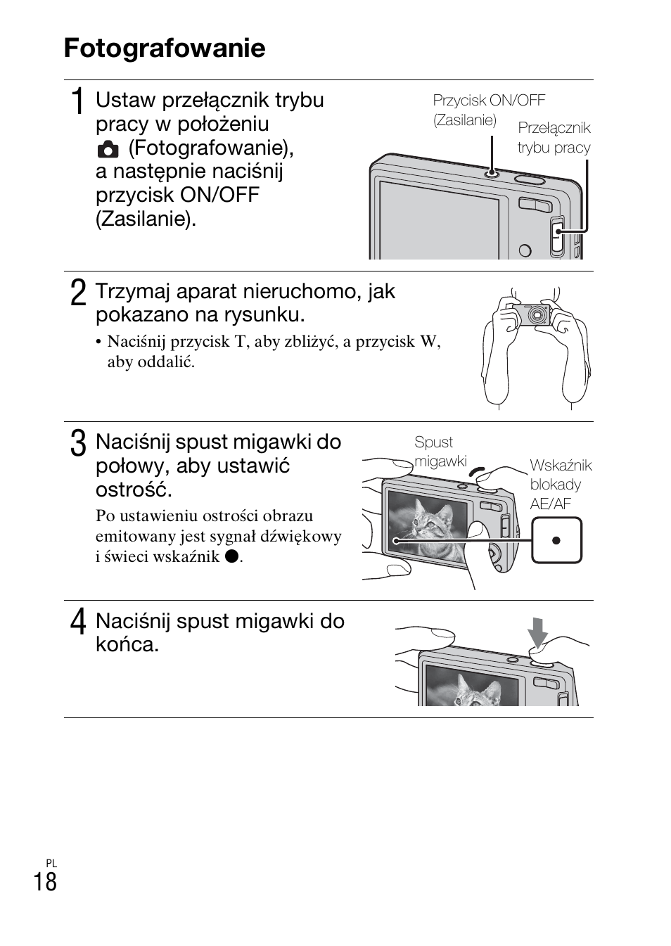 Fotografowanie | Sony DSC-W360 User Manual | Page 208 / 516