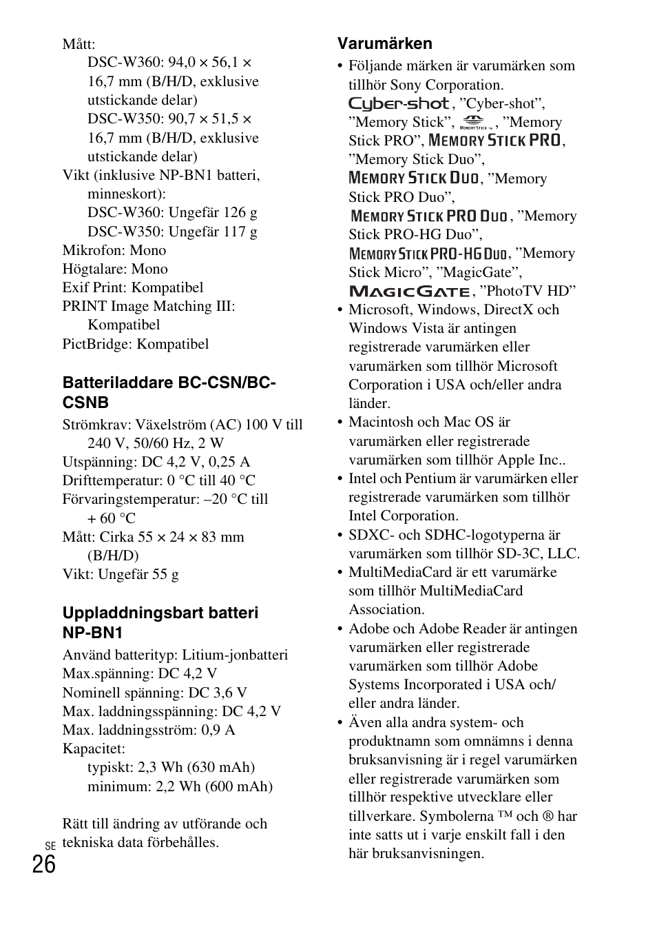 Sony DSC-W360 User Manual | Page 324 / 516