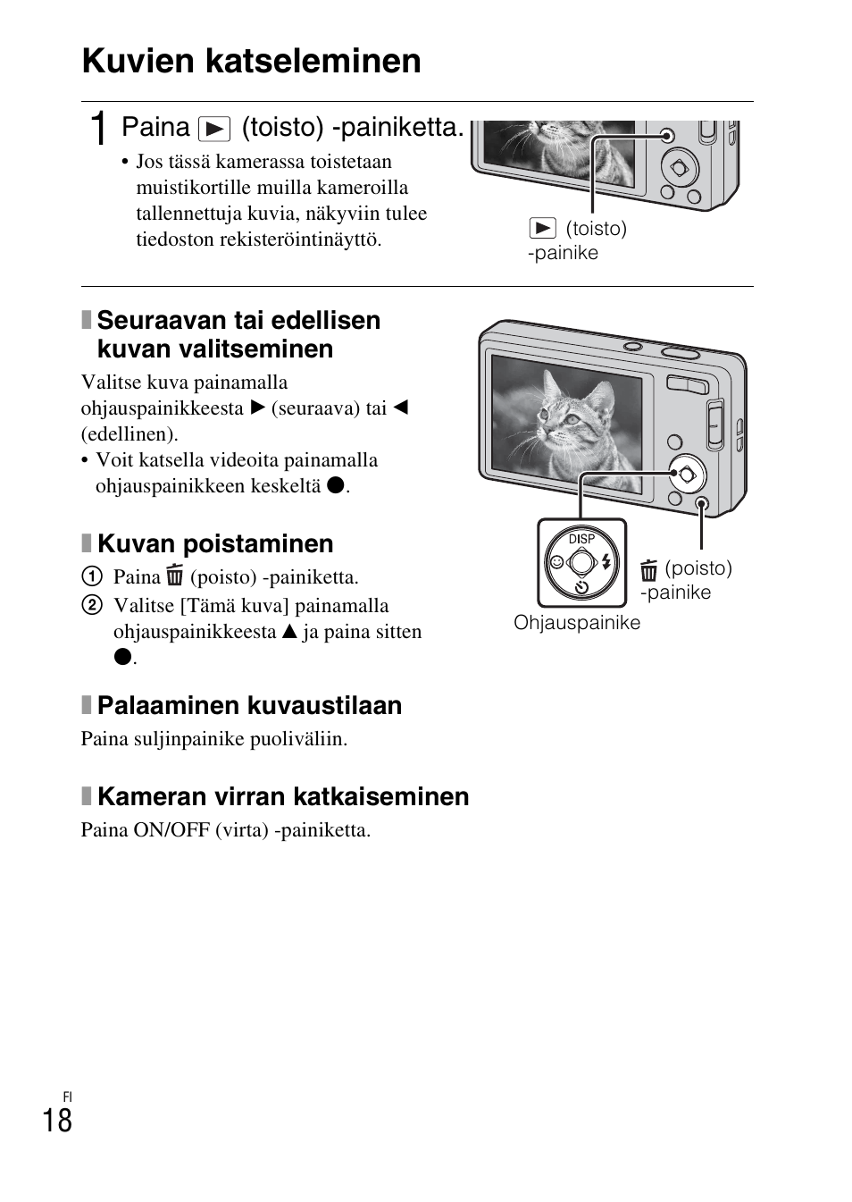 Kuvien katseleminen | Sony DSC-W360 User Manual | Page 342 / 516