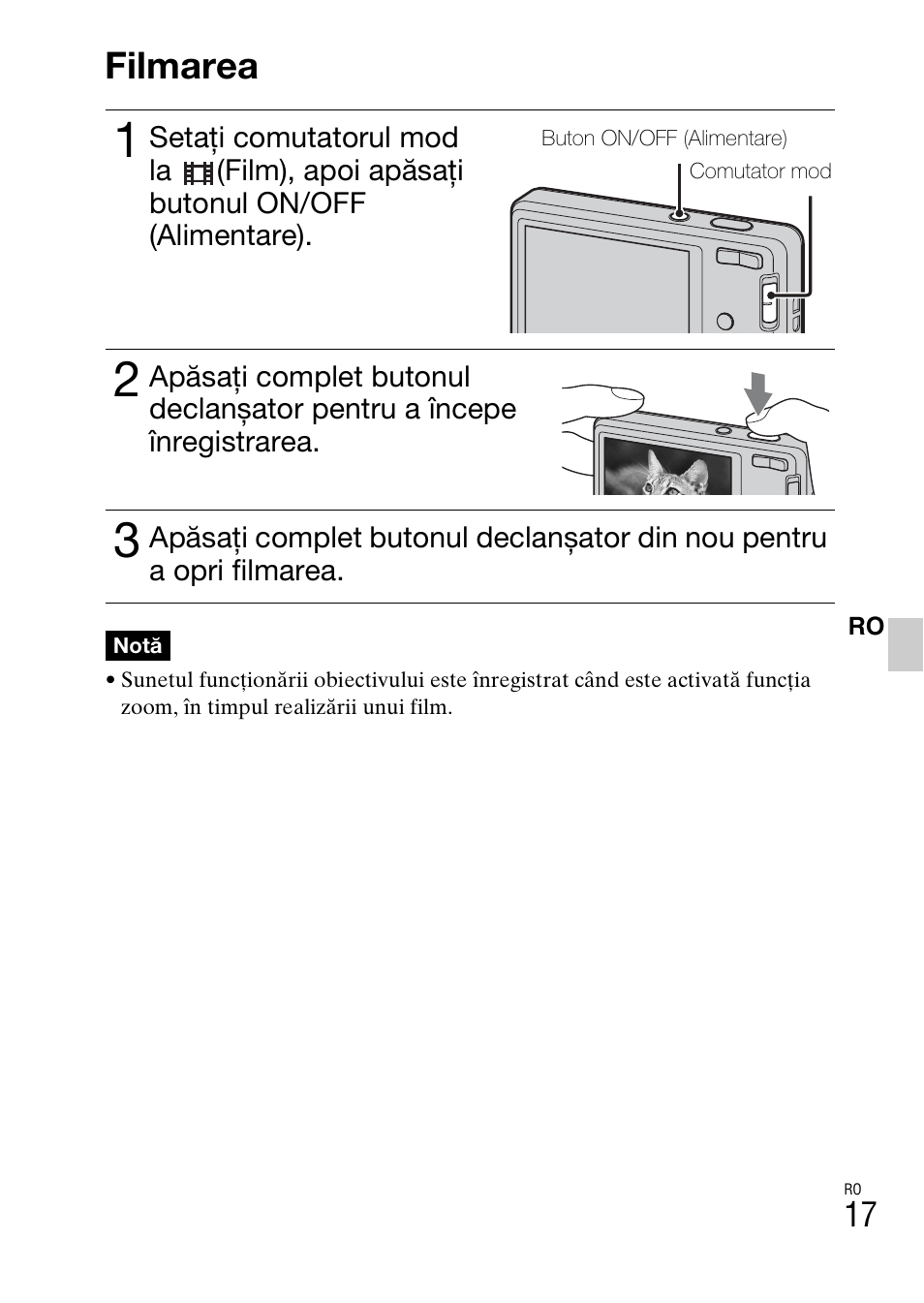 Filmarea | Sony DSC-W360 User Manual | Page 445 / 516