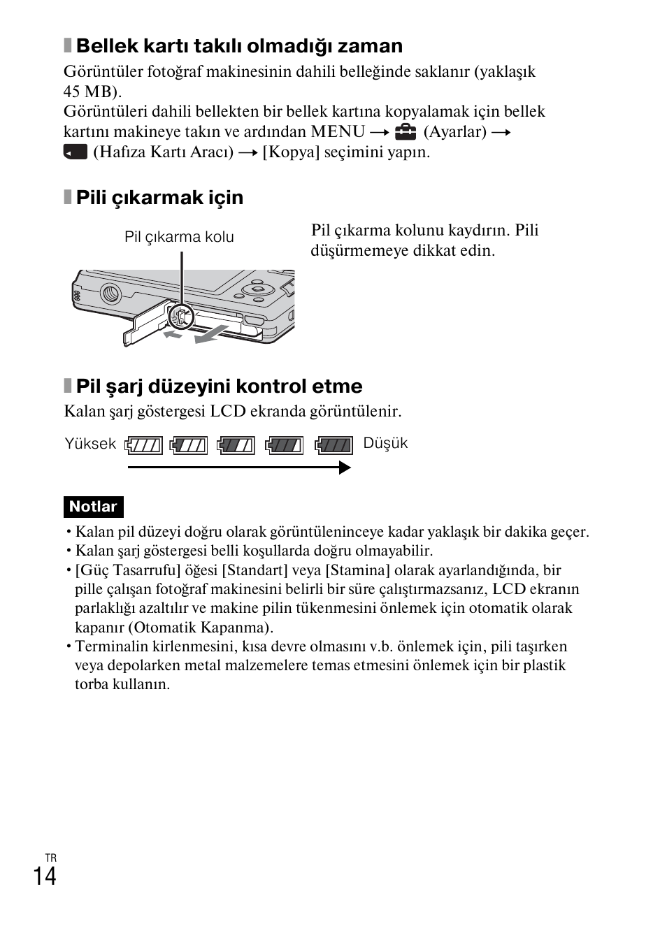 Xbellek kartı takılı olmadığı zaman | Sony DSC-W360 User Manual | Page 468 / 516