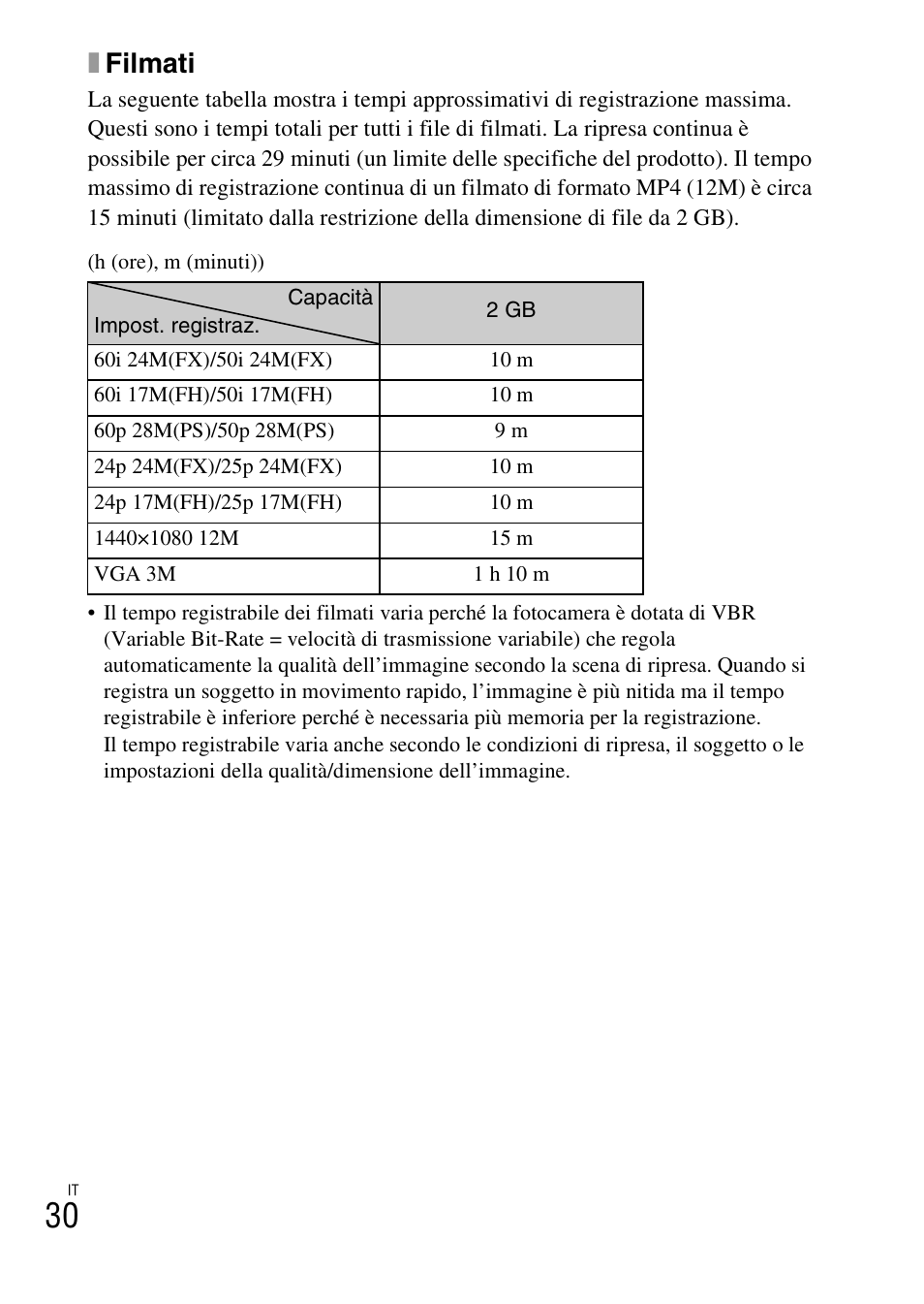 Xfilmati | Sony DSC-HX60V User Manual | Page 102 / 507