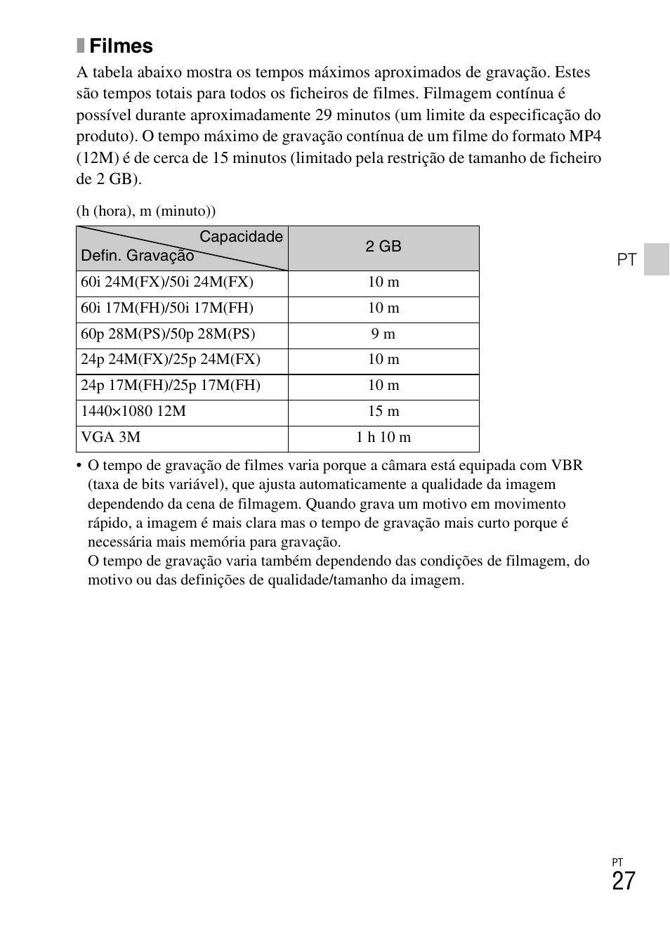 Xfilmes | Sony DSC-HX60V User Manual | Page 169 / 507