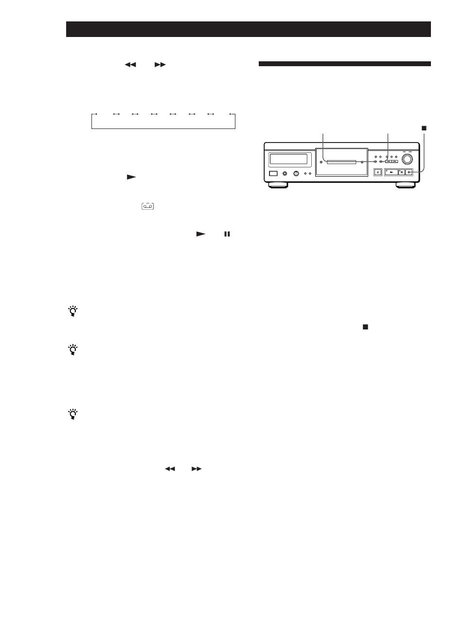 Praktische hinweise für das aufnehmen, Aufnehmen von cds, Einstellen des aufnahmepegels (peak search) | Sony CDP-XA20ES User Manual | Page 16 / 96