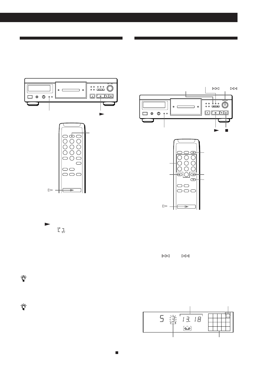 Cd’s afspelen, Een programma samenstellen op de speler 1 | Sony CDP-XA20ES User Manual | Page 29 / 96