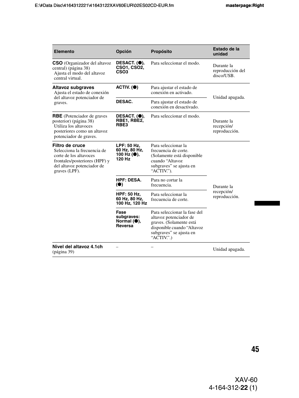 Sony XAV-60 User Manual | Page 103 / 188