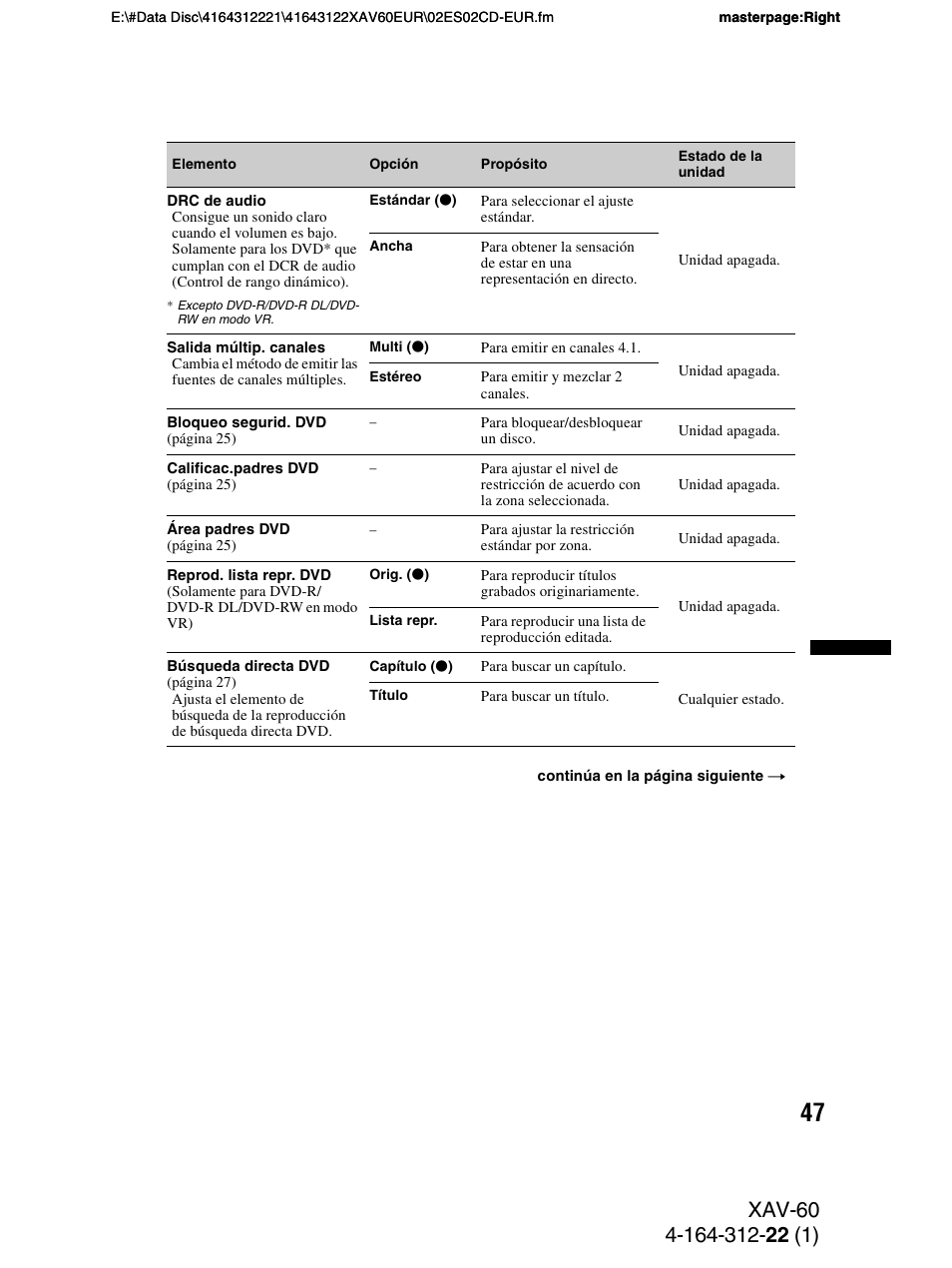 Sony XAV-60 User Manual | Page 105 / 188