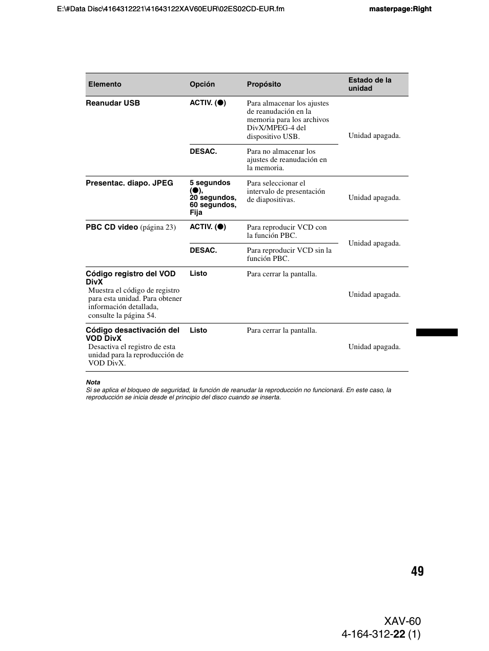 Sony XAV-60 User Manual | Page 107 / 188