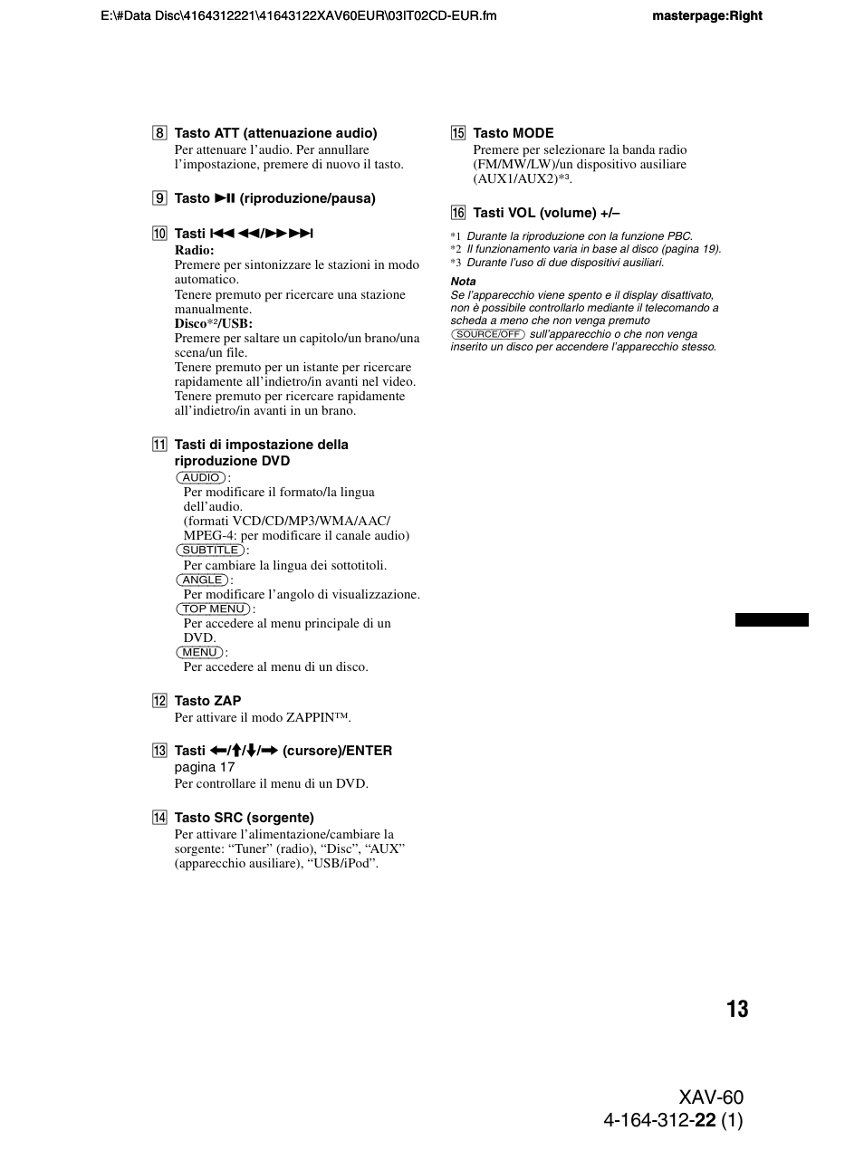 Sony XAV-60 User Manual | Page 135 / 188