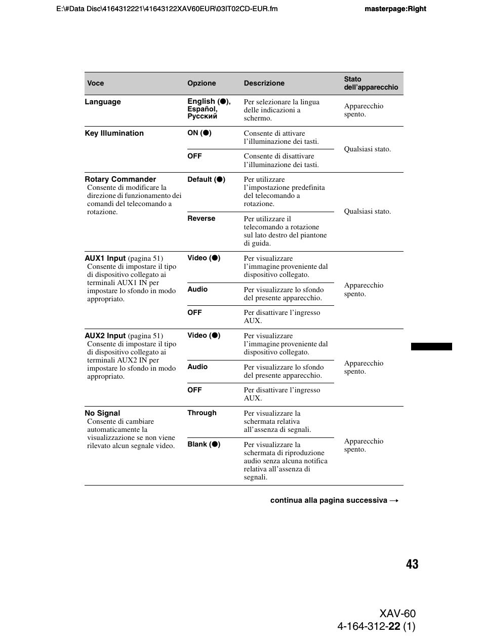 Sony XAV-60 User Manual | Page 165 / 188